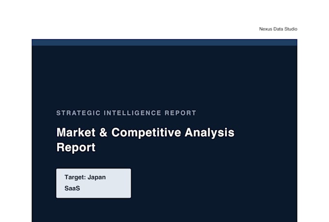 do japan market research in japanese sources with swot report